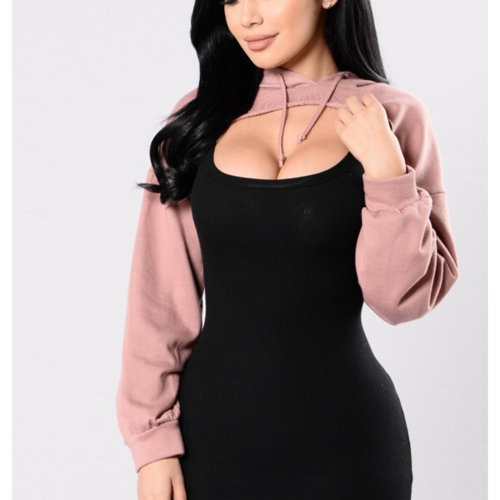 Crop top hoodie